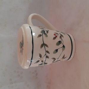 Pfaltzgraff mug with coaster - Winterberry